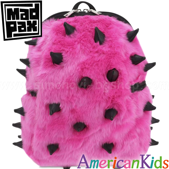MAD PAX Backpack Moppets Fur Real Half Pink Design