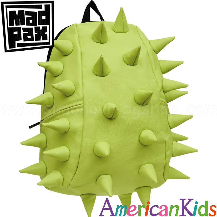 MAD PAX K  "Spiketus-Rex Half" Dinosaur Lime