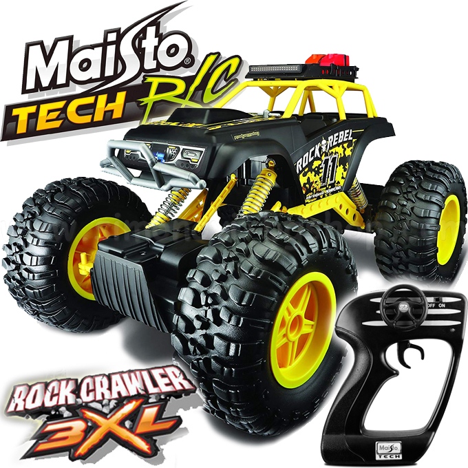 *Maisto Tech  Rock Crawler 3XL   Black 81157