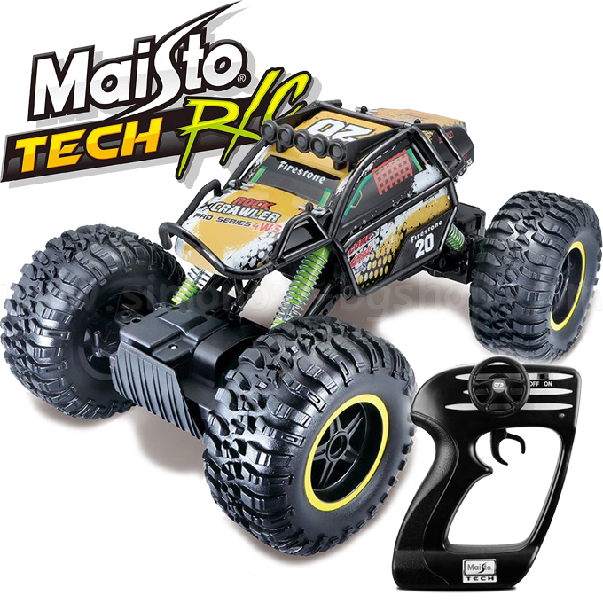 *Maisto Tech  Rock Crawler Pro 4x4   Black 81334