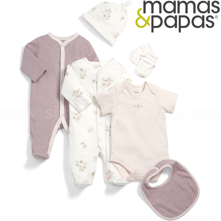 Mamas & Papas Бебешки комплект за изписване 6ч. S74BAK4 Mamas & Papas Бебешки комплект за изписване 6ч. S74BAK4
