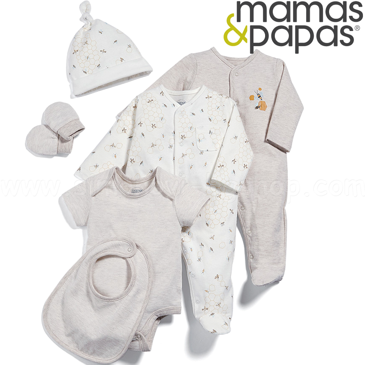 Mamas & Papas Бебешки комплект за изписване 6ч. S74BCG9 Mamas & Papas Бебешки комплект за изписване 6ч. S74BCG9