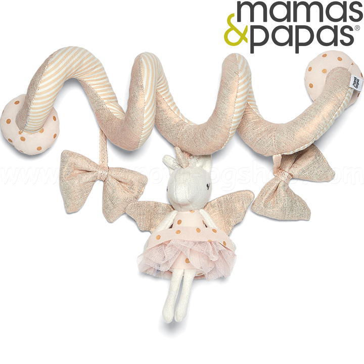 Mamas & Papas Мека играчка спирала Unicorn 7545BA303 Mamas & Papas Мека играчка спирала Unicorn 7545BA303