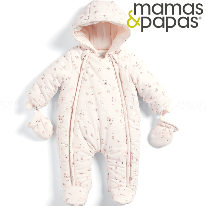 *Mamas & Papas Зимен космонавт Floral Pink S07GEY0 *Mamas & Papas Зимен космонавт Floral Pink S07GEY0