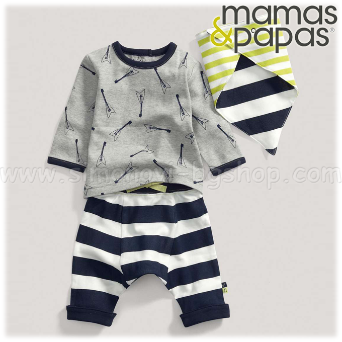 2014 Mamas & Papas Mr.Seal Комплект от 3 части Blue S08MR32B1 2014 Mamas & Papas Mr.Seal Комплект от 3 части Blue S08MR32B1