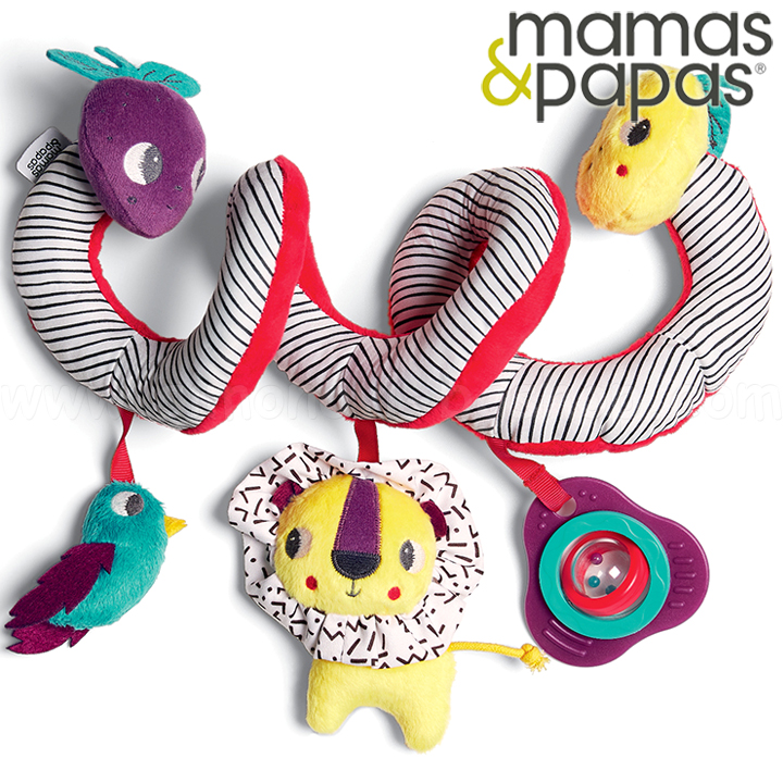 *Mamas & Papas Играчка за количка Travel Toy Spiral Lion 7545OS100 *Mamas & Papas Играчка за количка Travel Toy Spiral Lion 7545OS100