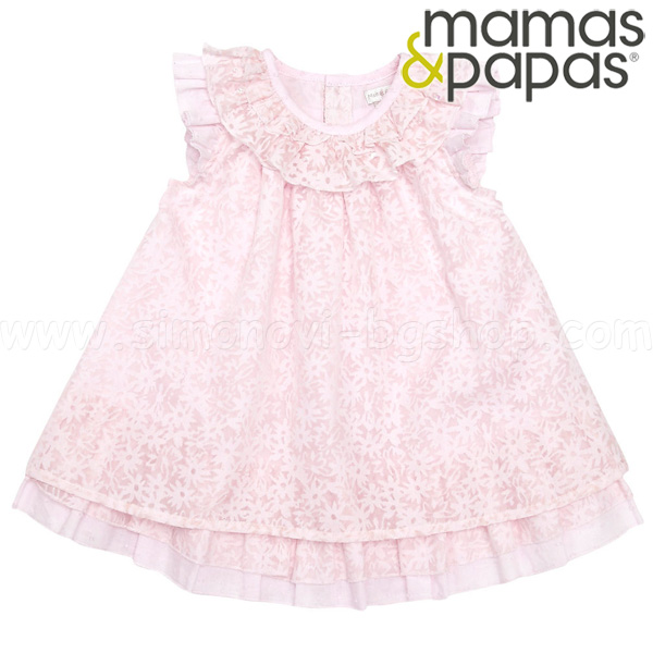 2014 Mamas & Papas Girls Pink Рокля Soft Flowers S682G16 2014 Mamas & Papas Girls Pink Рокля Soft Flowers S682G16
