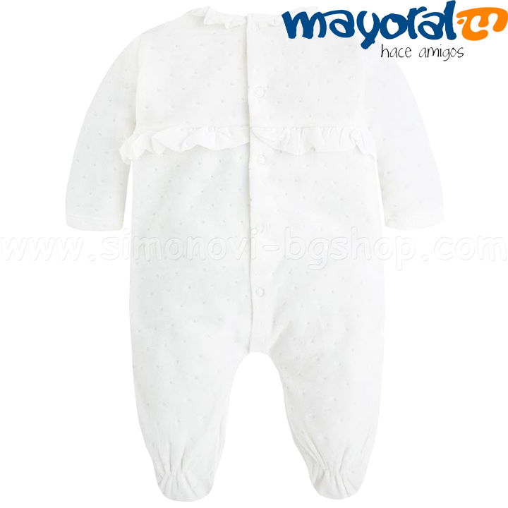 *Mayoral Бебешки плюшен гащеризон 2739 *Mayoral Бебешки плюшен гащеризон 2739