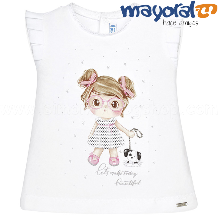 Mayoral   Girls Dots Dress 1014-83 (9.-3.)