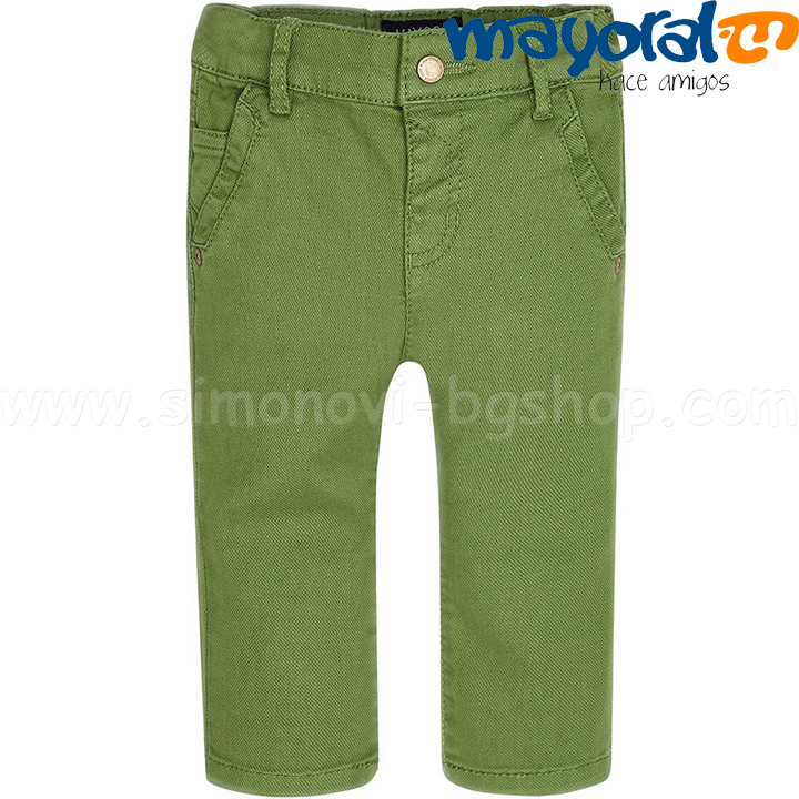 Mayoral Boys Панталони за момче слим 2571 Col.46 (6-36м) Mayoral Boys Панталони за момче слим 2571 Col.46 (6-36м)