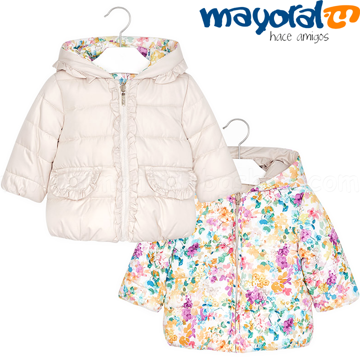 Mayoral Girls Бебешко двулицево палто 2426 Col.93 (6-36м.) Mayoral Girls Бебешко двулицево палто 2426 Col.93 (6-36м.)