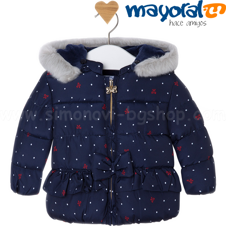 Mayoral Girls Бебешко палто 2433 Col.47 (2-12м.) Mayoral Girls Бебешко палто 2433 Col.47 (2-12м.)