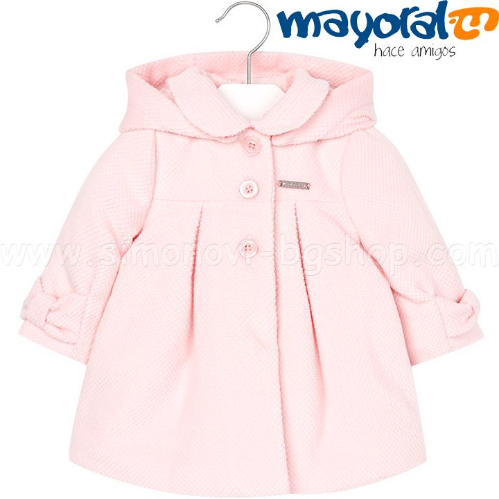 Mayoral Girls Бебешко палто 2475 Col.32 (6-36м.) Mayoral Girls Бебешко палто 2475 Col.32 (6-36м.)