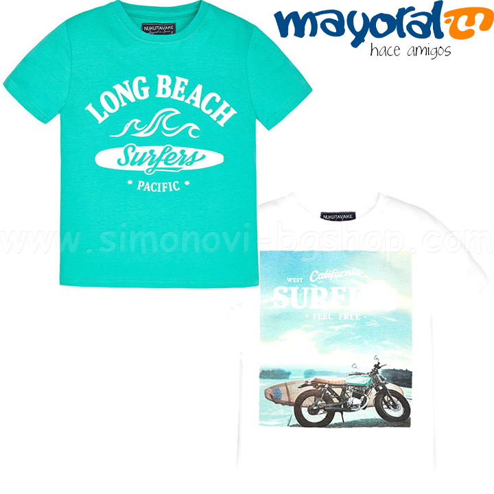 Mayoral Boys Children's T-Shirts 2pcs. Col.10 (10-14) 6025