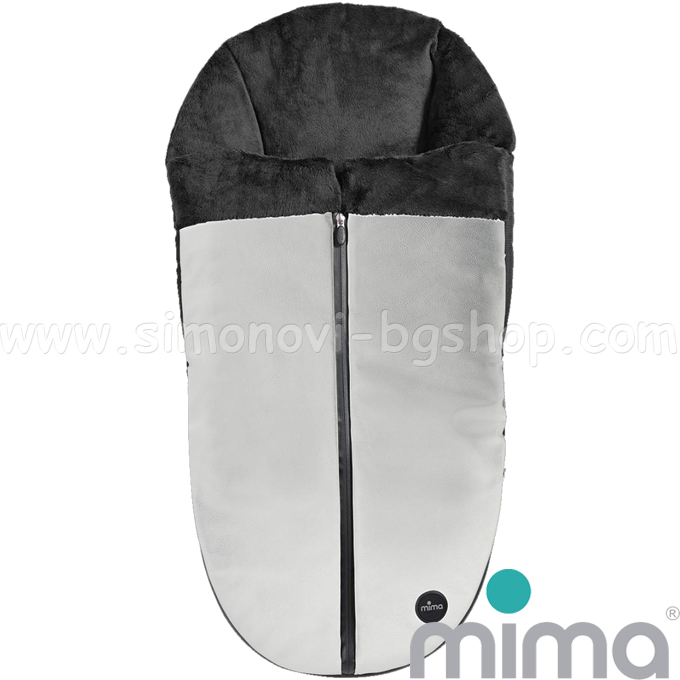 2016 Mima - Footmuff Stroller Black/Grey
