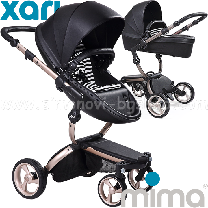 * 2019 Mima - ambulant Xari Black Gold B & W Stripe