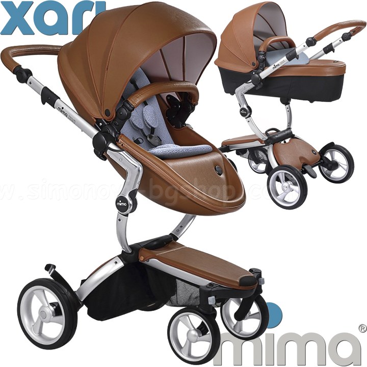 Mima   Xari Camel Aluminium pixel Blue