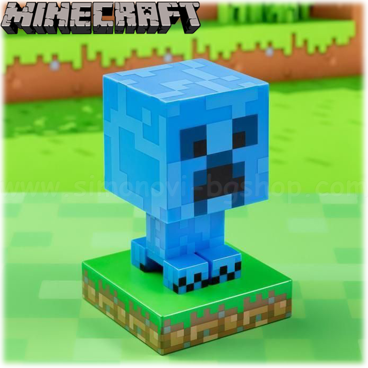 * 2025 Minecraft ����� ������� Creeper Icon�Blue PP8004MCF