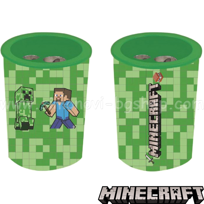 Minecraft Острилка за два размера моливи 63283 Minecraft Острилка за два размера моливи 63283