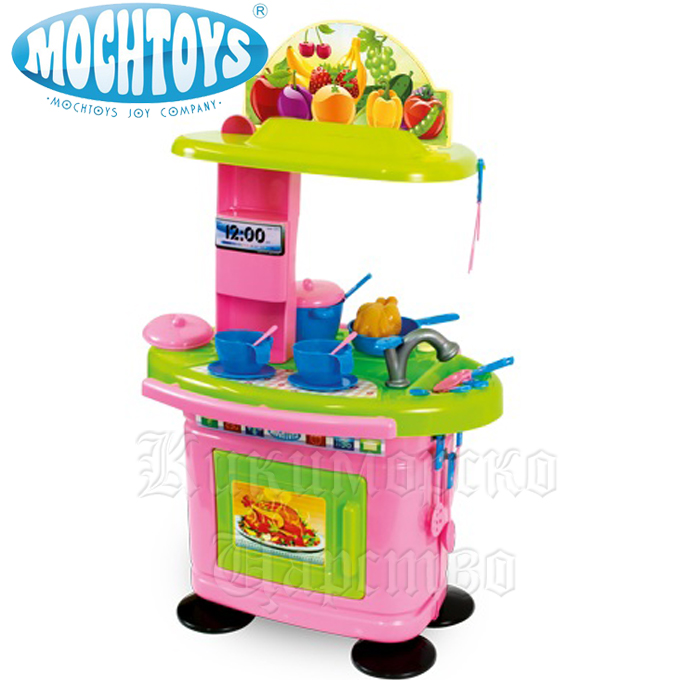 Mochtoys - Baby kitchen in pink 10149