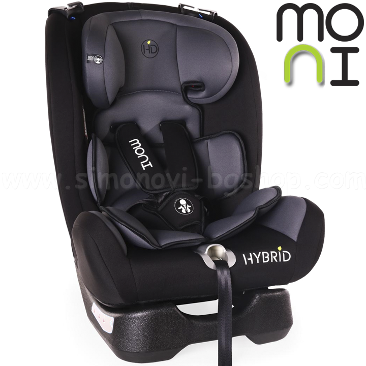 * Moni Car seat Hybrid 0-36kg. Gray