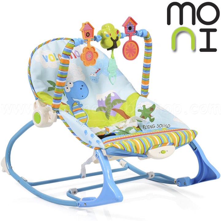 Moni Бебешки шезлонг Jamaica Blue Moni Бебешки шезлонг Jamaica Blue