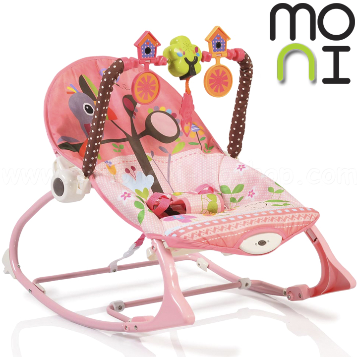 Moni Бебешки шезлонг Jamaica Pink Moni Бебешки шезлонг Jamaica Pink
