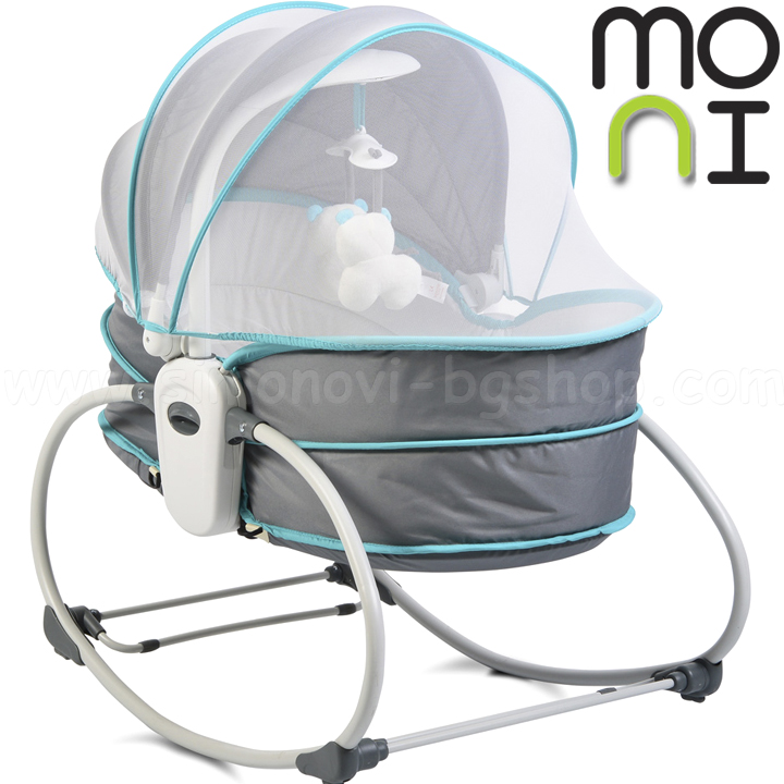 Moni Бебешки шезлонг Ava 5в1 Turquoise Moni Бебешки шезлонг Ava 5в1 Turquoise