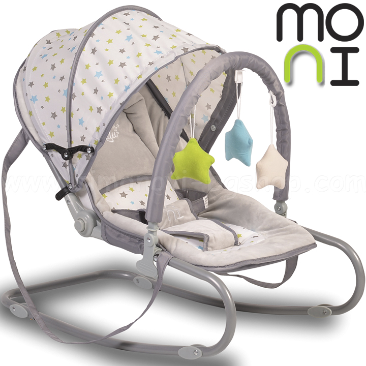 Moni Бебешки шезлонг Lulu Grey Moni Бебешки шезлонг Lulu Grey