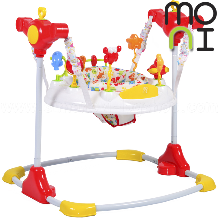 2020 Moni Бебешко бънджи Vista White 2020 Moni Бебешко бънджи Vista White