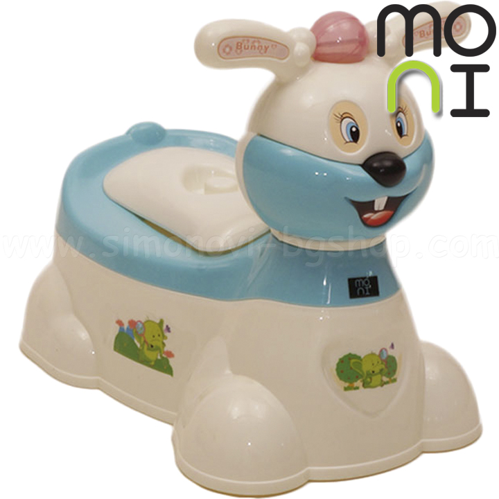 MONI Бебешко гърне Bunny 8871 Blue MONI Бебешко гърне Bunny 8871 Blue