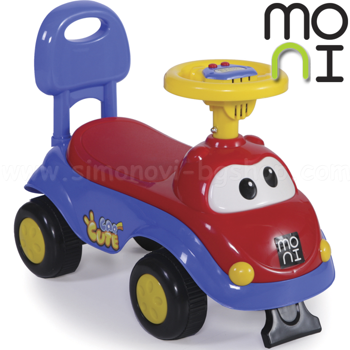 Moni Кола за бутане с крачета Dream Car Blue 612A Moni Кола за бутане с крачета Dream Car Blue 612A