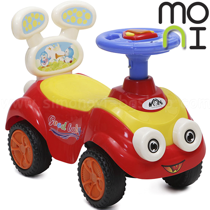 Moni Кола за бутане с крачета Mini Toycar Red Q01-2 Moni Кола за бутане с крачета Mini Toycar Red Q01-2