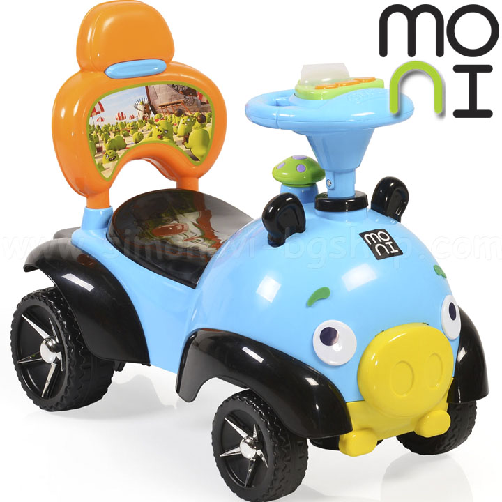 Moni Кола за бутане с крачета The Bomb Blue Moni Кола за бутане с крачета The Bomb Blue