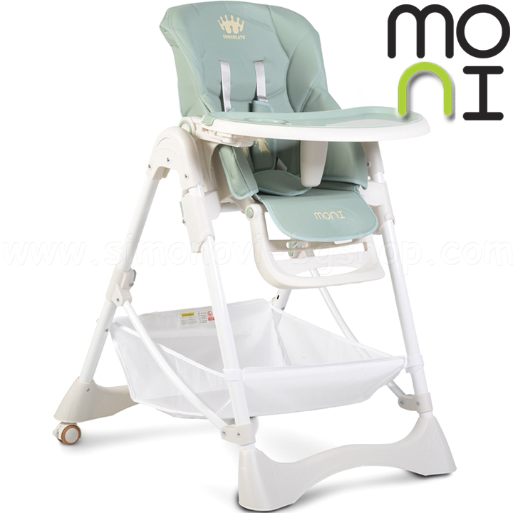 Moni Chocolate Light Blue Dining Chair