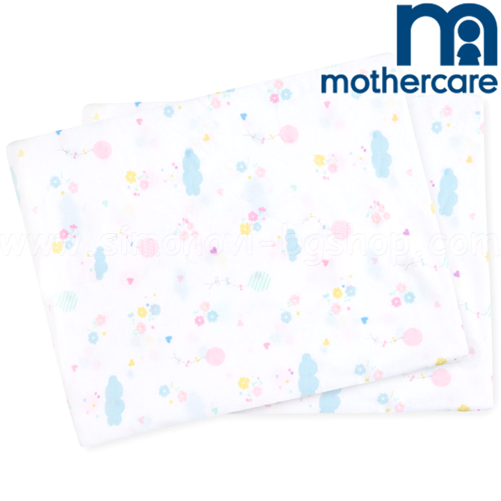 *Mothercare Комплект 2бр. долни чаршафи с ластик Confetti Party NA335 *Mothercare Комплект 2бр. долни чаршафи с ластик Confetti Party NA335