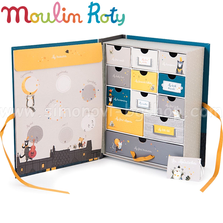 Cutie de suveniruri Moulin Roty versiunea în engleză 666110