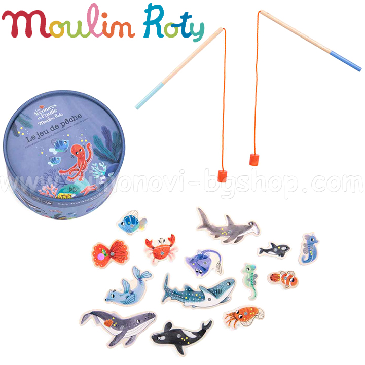 Joc magnetic Moulin Roty Catch a Fish 676366