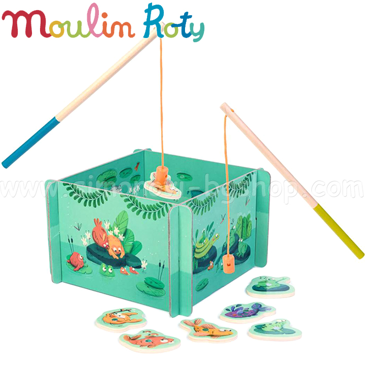 Joc de pescuit magnetic Moulin Roty 668387