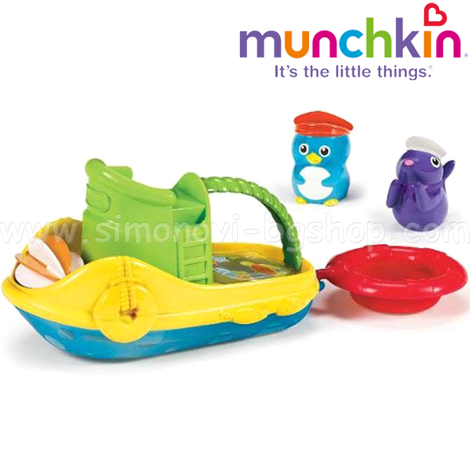 Munchkin Лодка с влекач и две фигурки 11422 Munchkin Лодка с влекач и две фигурки 11422