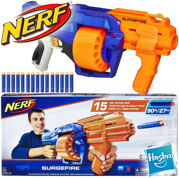 *Hasbro Nerf Elit N-Strike Бластер Surgefire E0011 *Hasbro Nerf Elit N-Strike Бластер Surgefire E0011
