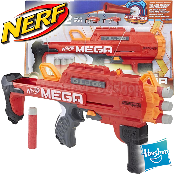 Hasbro Nerf Бластер Мега Булдог E3057 Hasbro Nerf Бластер Мега Булдог E3057