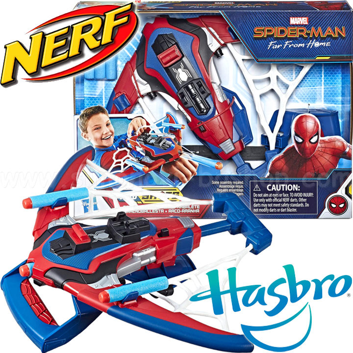 *Hasbro Nerf Spider-Man Бластер за ръка Spiderbolt E3559 *Hasbro Nerf Spider-Man Бластер за ръка Spiderbolt E3559