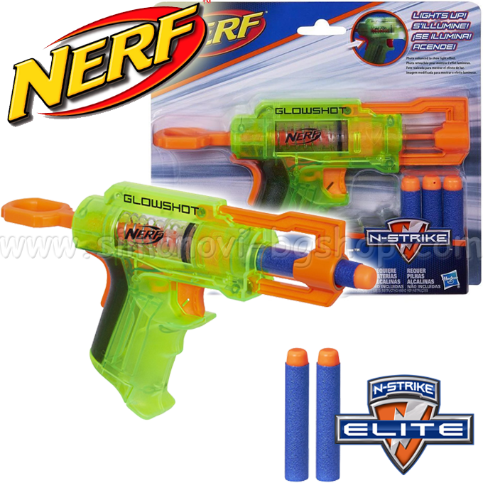 * Hasbro Nerf - Narf N-Strike Blaster GlowShot B4615