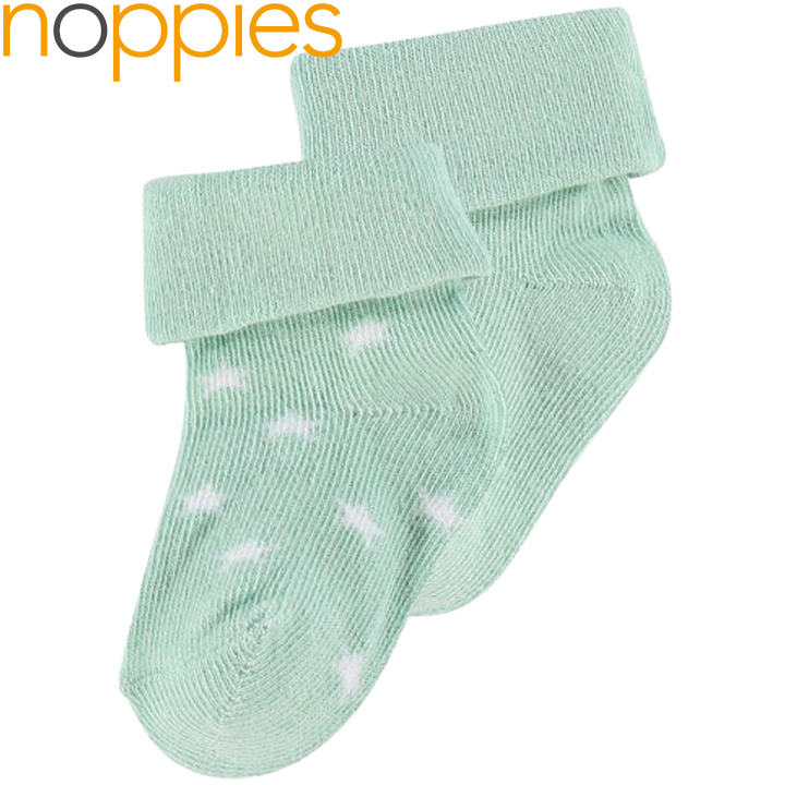 Noppies Unisex Чорапи 2 чифта Levi Stars 67340C175 3-6м. Green Noppies Unisex Чорапи 2 чифта Levi Stars 67340C175 3-6м. Green