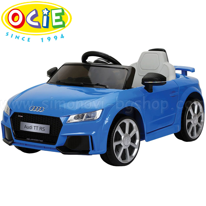 OCIE Mașină fără fir 6V cu control parental Audi TT Blue 801