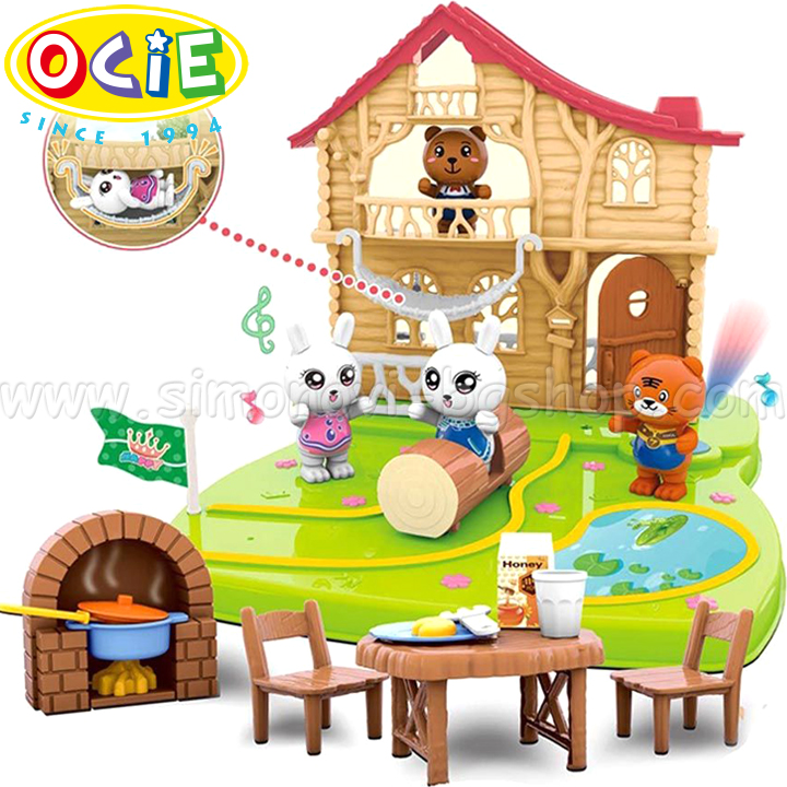 OCIE Forest Diary Forest house with figurines OTE0646992 OCIE Forest Diary Forest house with figurines OTE0646992