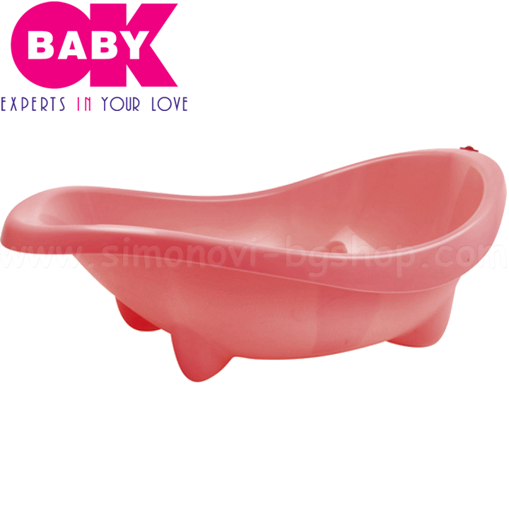 Ok baby - Anatomic bath Laguna Pink