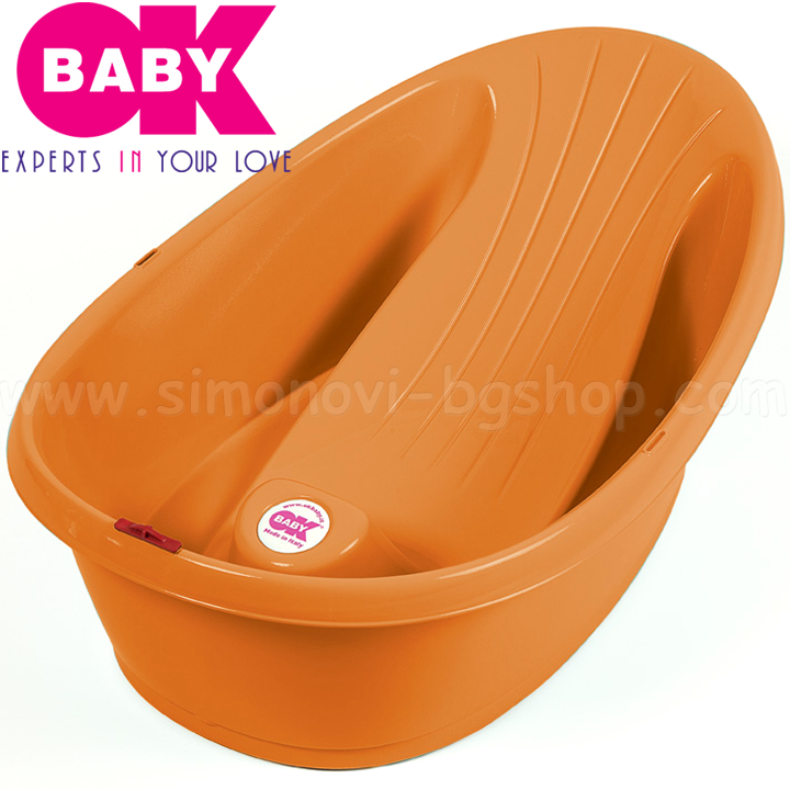 Ok Baby - Anatomic bath Onda Baby Orange col.45