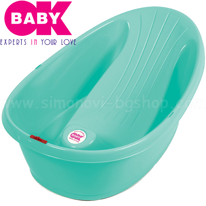 Ok Baby - Anatomic bath Onda Baby Turquoise col.72